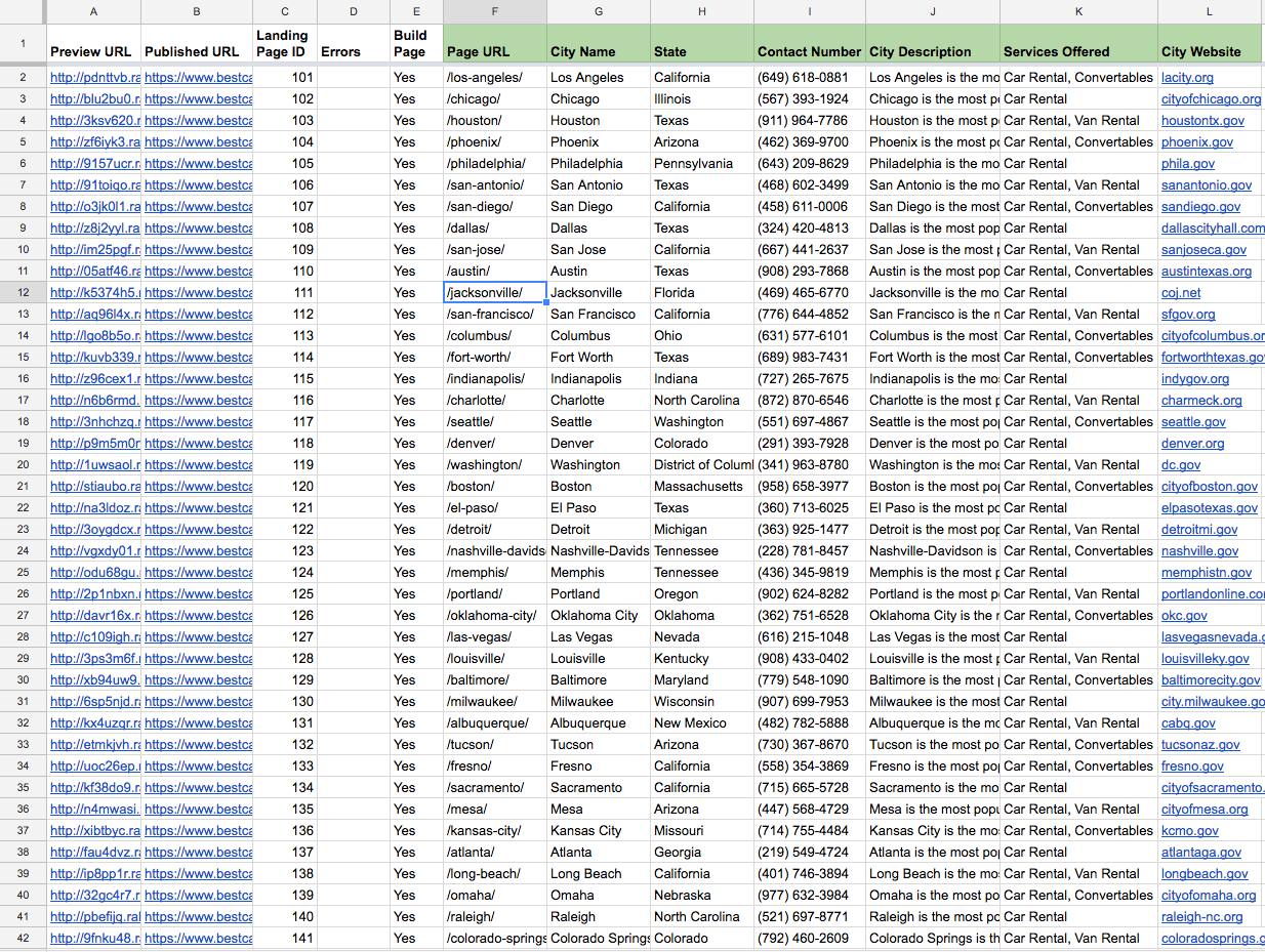 Local Google Sheet Integration